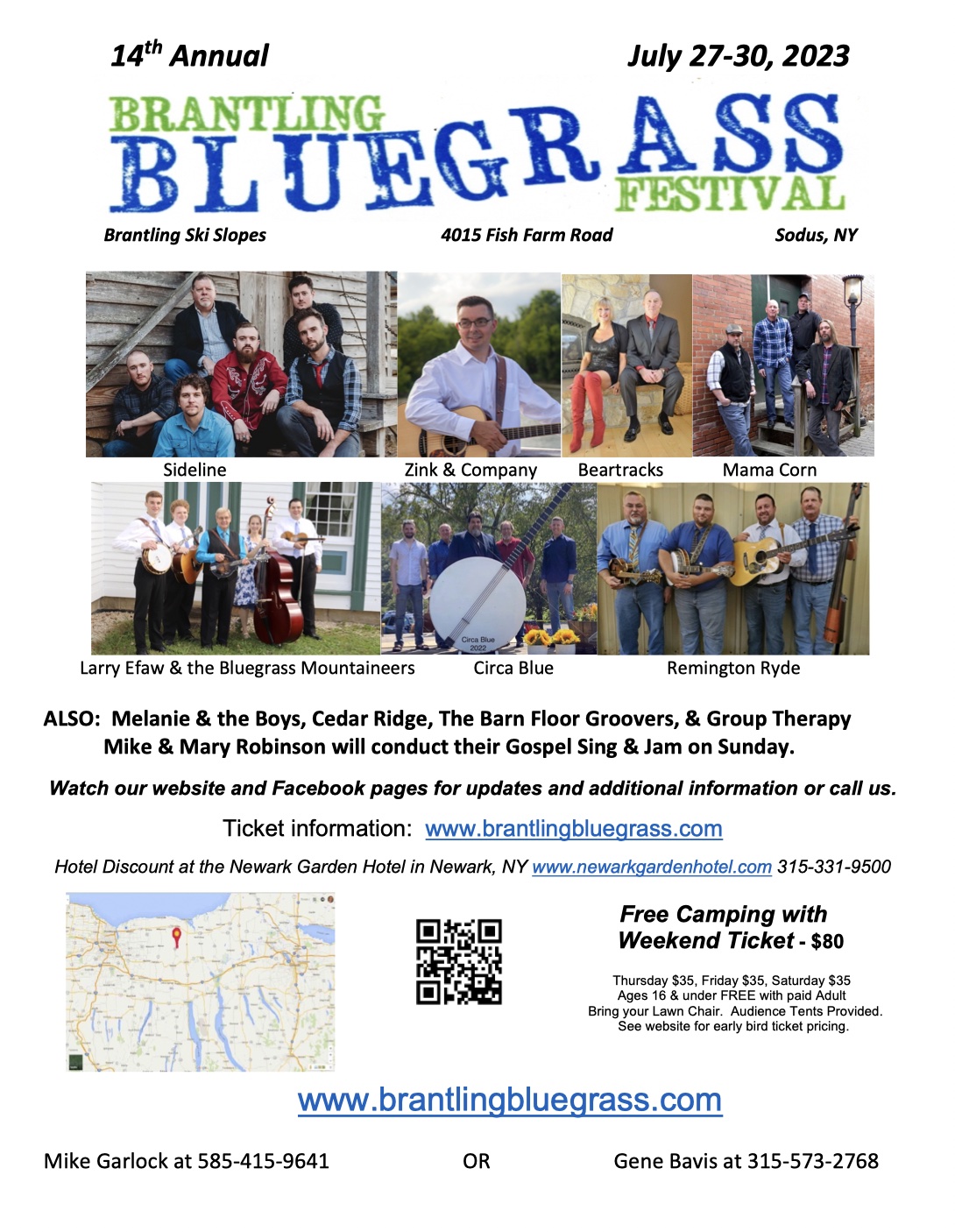 Brantling Bluegrass Festival Home